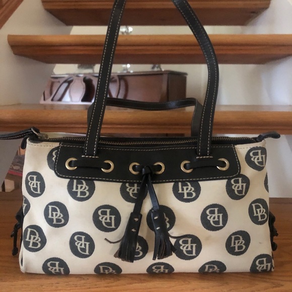 Dooney & Bourke Polka Dot Shoulder Bag rare! - Picture 3 of 6